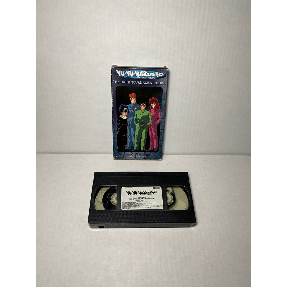 Yu Yu Hakusho Ghost Files Vol 8 The Dark Tournament Begins VHS Anime Funimation